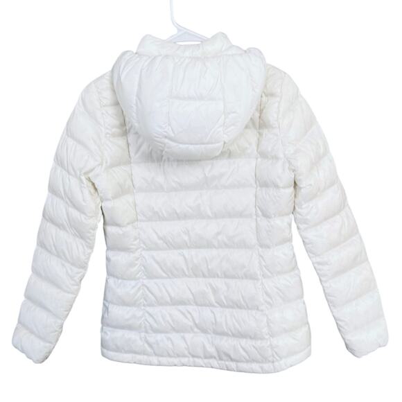 Charter Club White Down Puffer Coat Packable Hooded Jacket Pockets Womens Sz XS - Picture 3 of 8